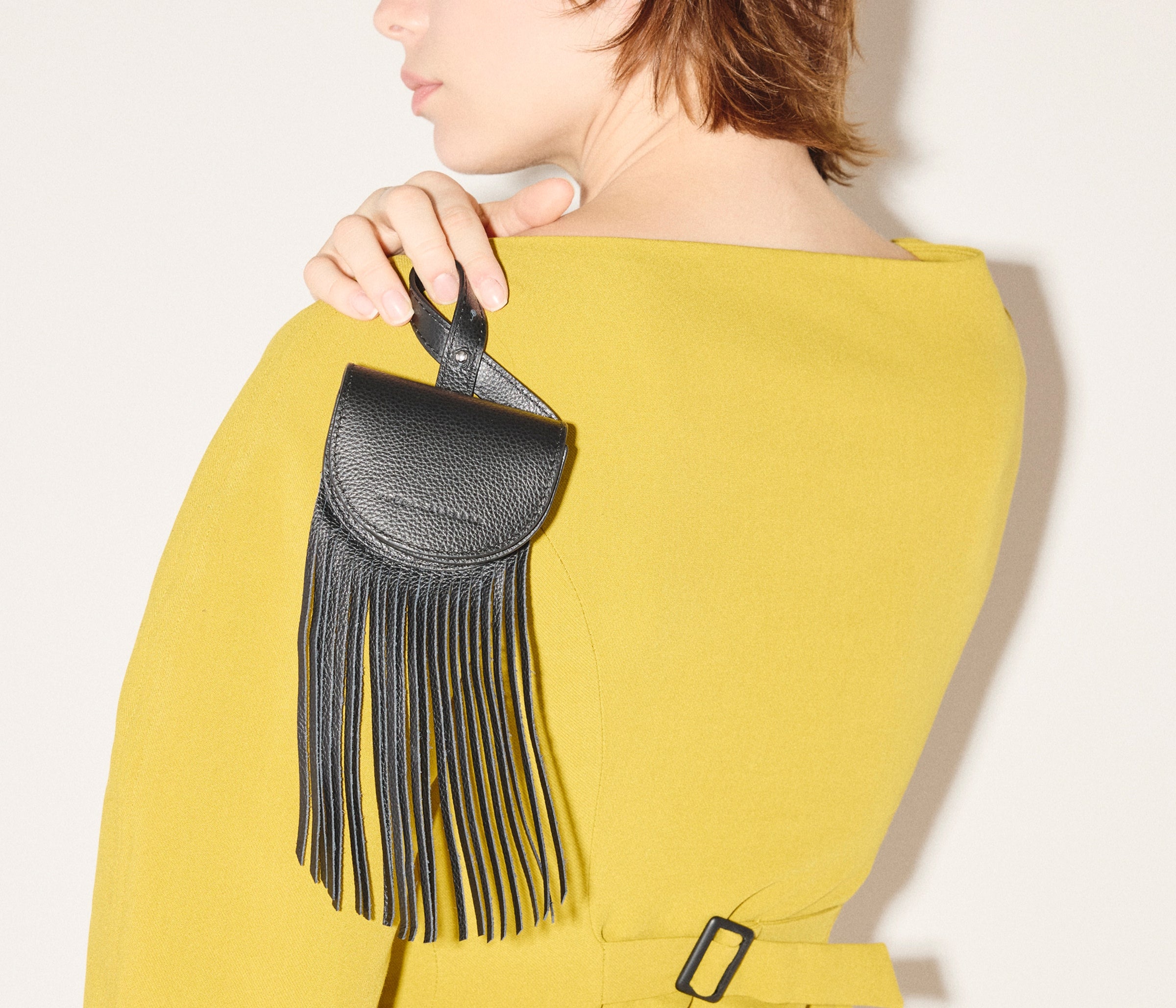 JONI FRINGE BAG CHARM, [product-type] - FREDA SALVADOR Power Shoes for Power Women