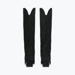 LENNOX WOVEN TALL BOOT, [product-type] - FREDA SALVADOR Power Shoes for Power Women