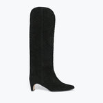 LENNOX WOVEN TALL BOOT, [product-type] - FREDA SALVADOR Power Shoes for Power Women