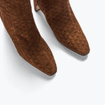 LENNOX WOVEN TALL BOOT, [product-type] - FREDA SALVADOR Power Shoes for Power Women