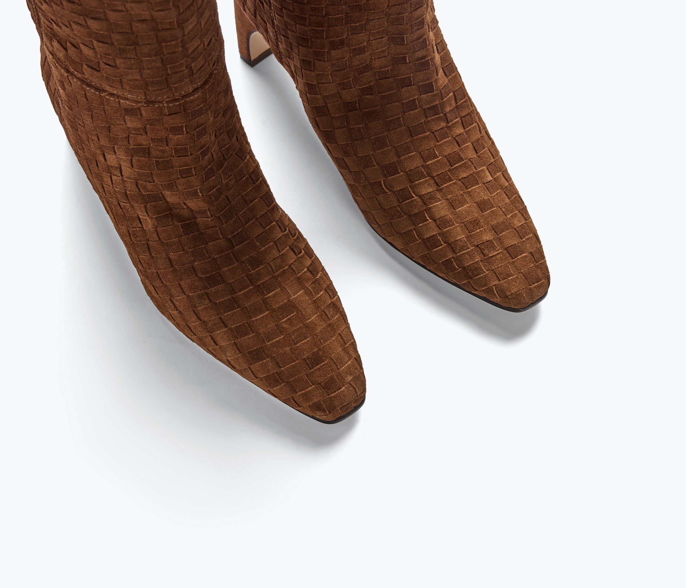LENNOX WOVEN TALL BOOT, [product-type] - FREDA SALVADOR Power Shoes for Power Women