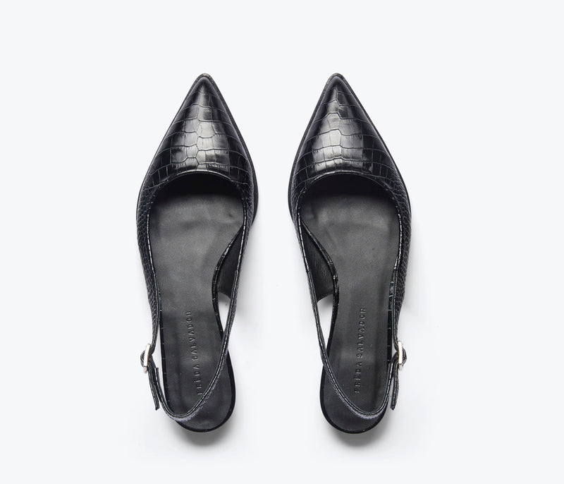 MARIE SLINGBACK POINT FLAT