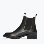 MICKEY harness boot in Black Calf WR, inside view, alternate styling