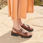 MINDY - Chocolate Calf, [product-type] - FREDA SALVADOR Power Shoes for Power Women