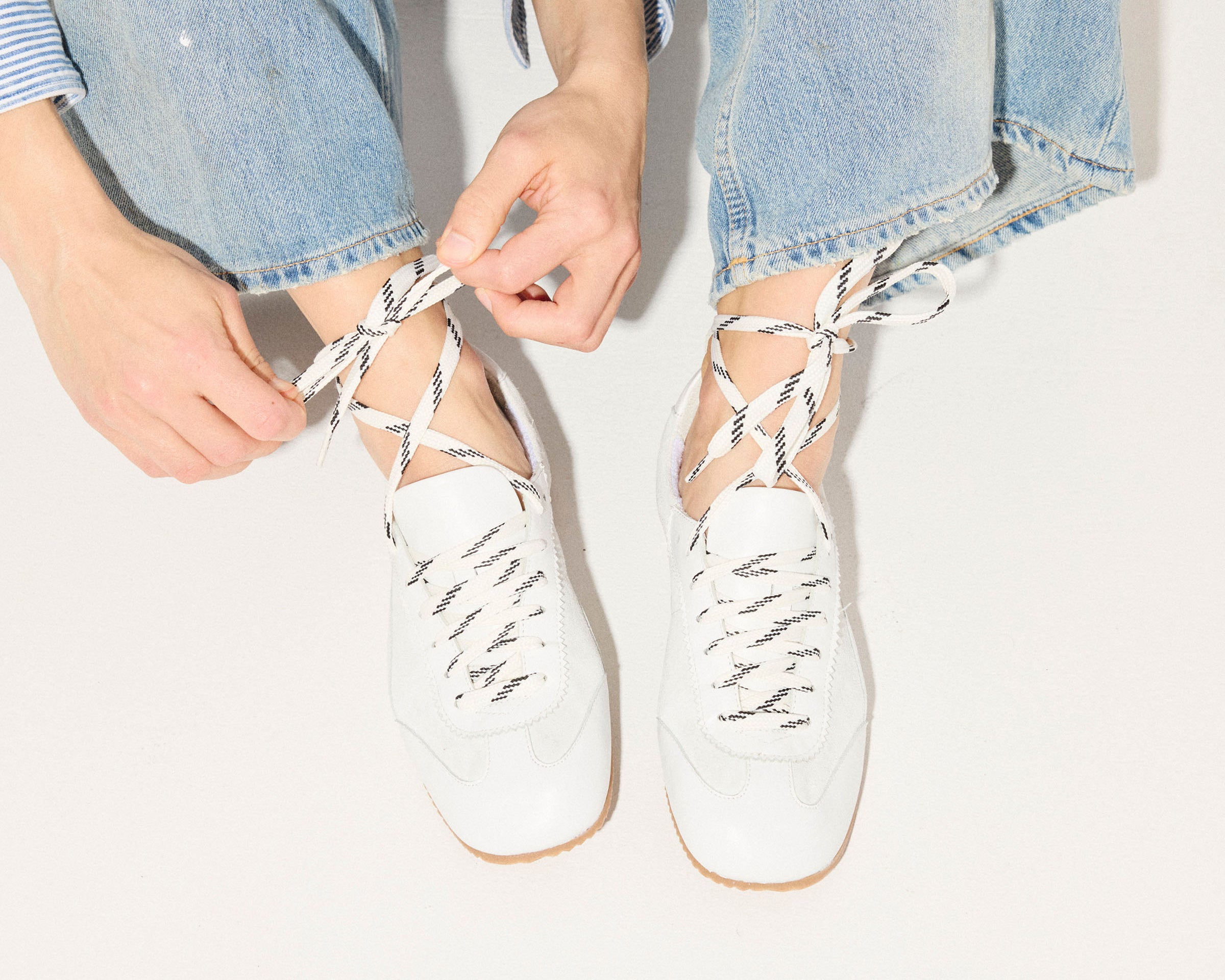 MINNIE - Milk Calf Combo, [product-type] - FREDA SALVADOR Power Shoes for Power Women