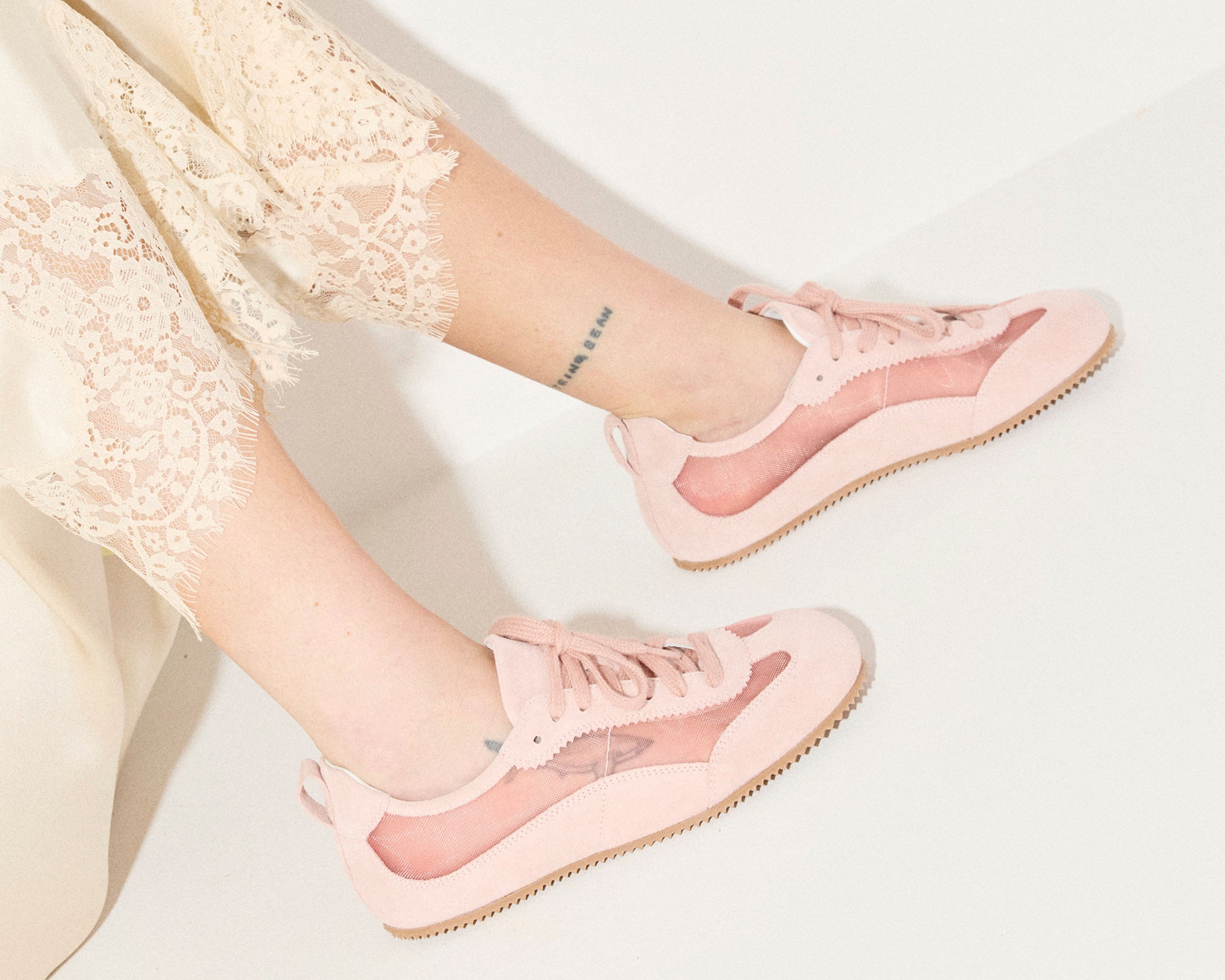MINNIE MESH BALLET SNEAKER, [product-type] - FREDA SALVADOR Power Shoes for Power Women