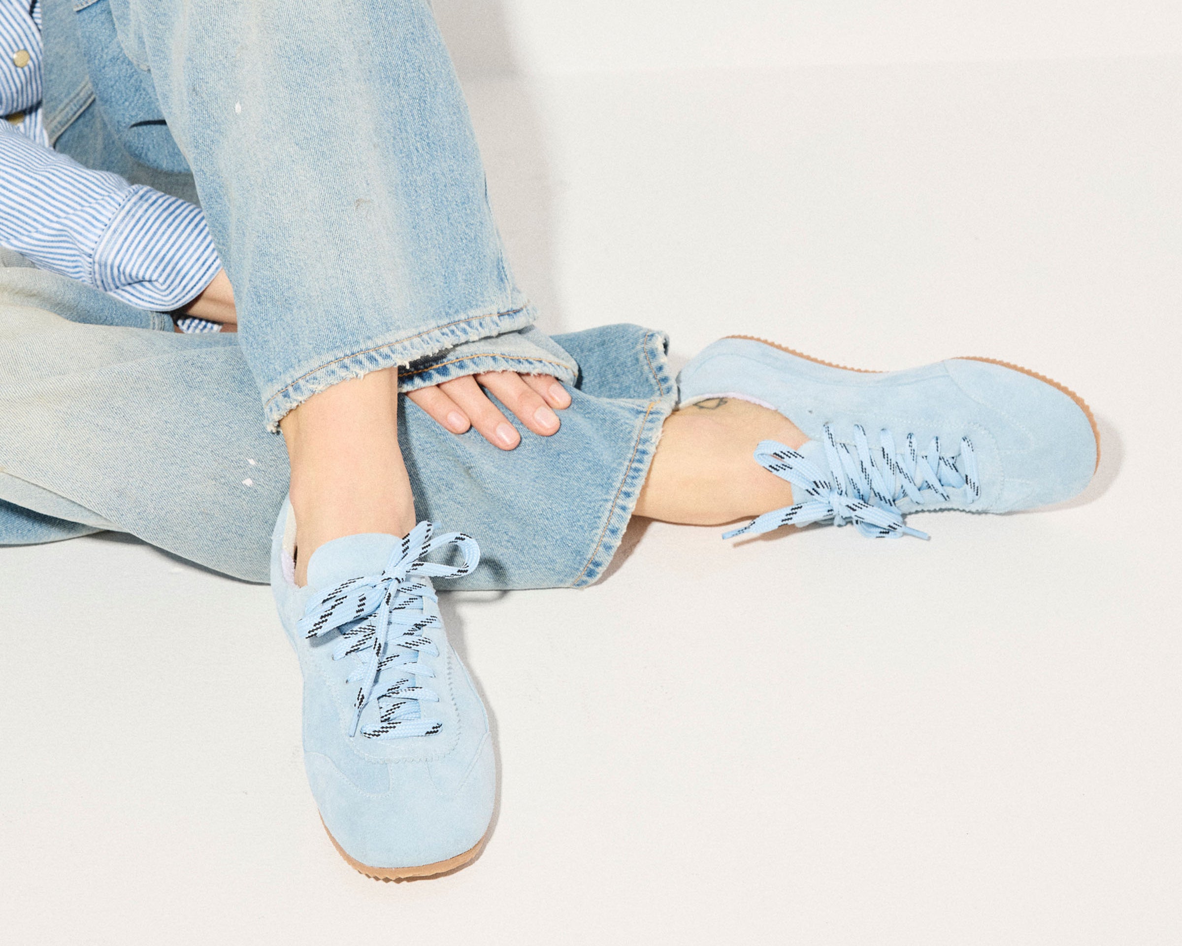 MINNIE - Sky Blue Suede, [product-type] - FREDA SALVADOR Power Shoes for Power Women