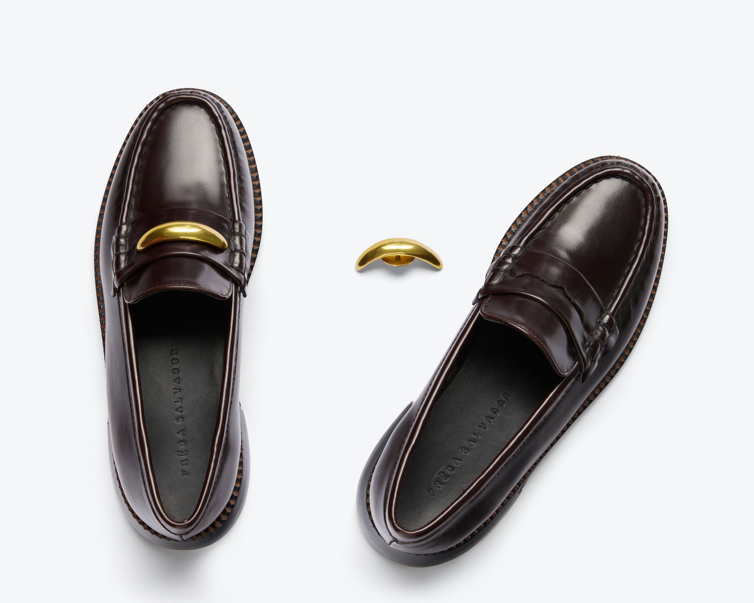 CRESCENT LOAFER CHARM, [product-type] - FREDA SALVADOR Power Shoes for Power Women