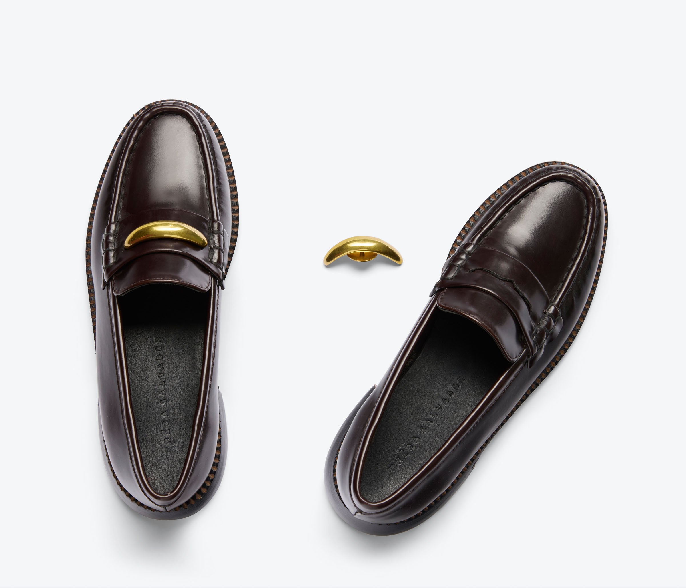 CRESCENT LOAFER CHARM, [product-type] - FREDA SALVADOR Power Shoes for Power Women