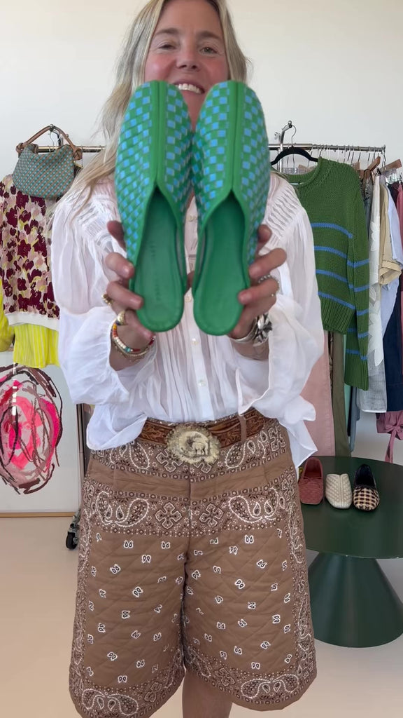 founder megan talking about the saanvi mule