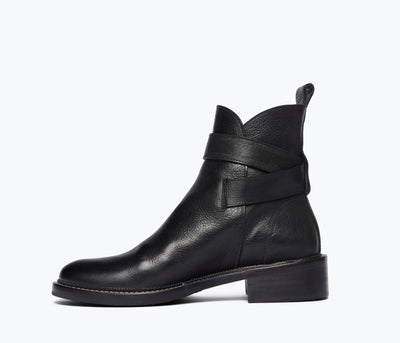 REISS BUCKLE MOTO BOOT, [product-type] - FREDA SALVADOR Power Shoes for Power Women