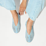 RILEY OPEN WEAVE BALLET FLAT, [product-type] - FREDA SALVADOR Power Shoes for Power Women