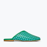 SAANVI WOVEN LEATHER SLIDE, [product-type] - FREDA SALVADOR Power Shoes for Power Women