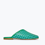 SAANVI WOVEN LEATHER SLIDE, [product-type] - FREDA SALVADOR Power Shoes for Power Women