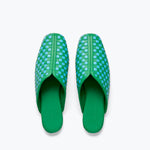 SAANVI WOVEN LEATHER SLIDE, [product-type] - FREDA SALVADOR Power Shoes for Power Women