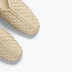 SAANVI WOVEN LEATHER SLIDE, [product-type] - FREDA SALVADOR Power Shoes for Power Women