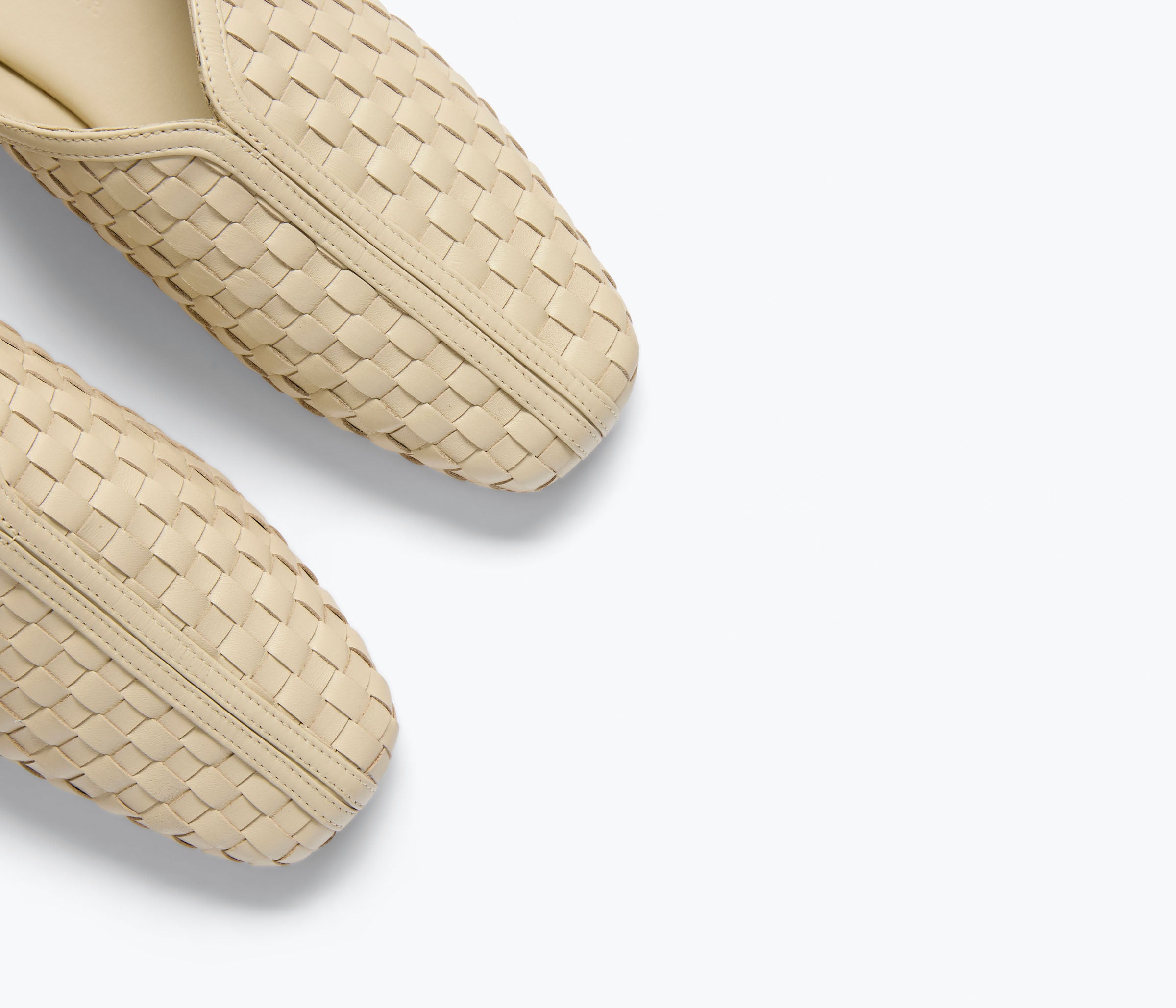 SAANVI WOVEN LEATHER SLIDE, [product-type] - FREDA SALVADOR Power Shoes for Power Women