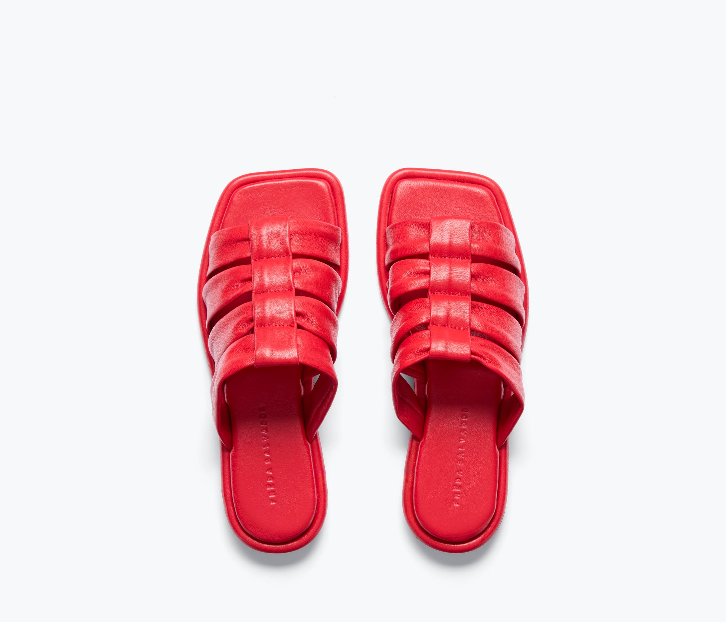 SELENA - Crimson Nappa, [product-type] - FREDA SALVADOR Power Shoes for Power Women