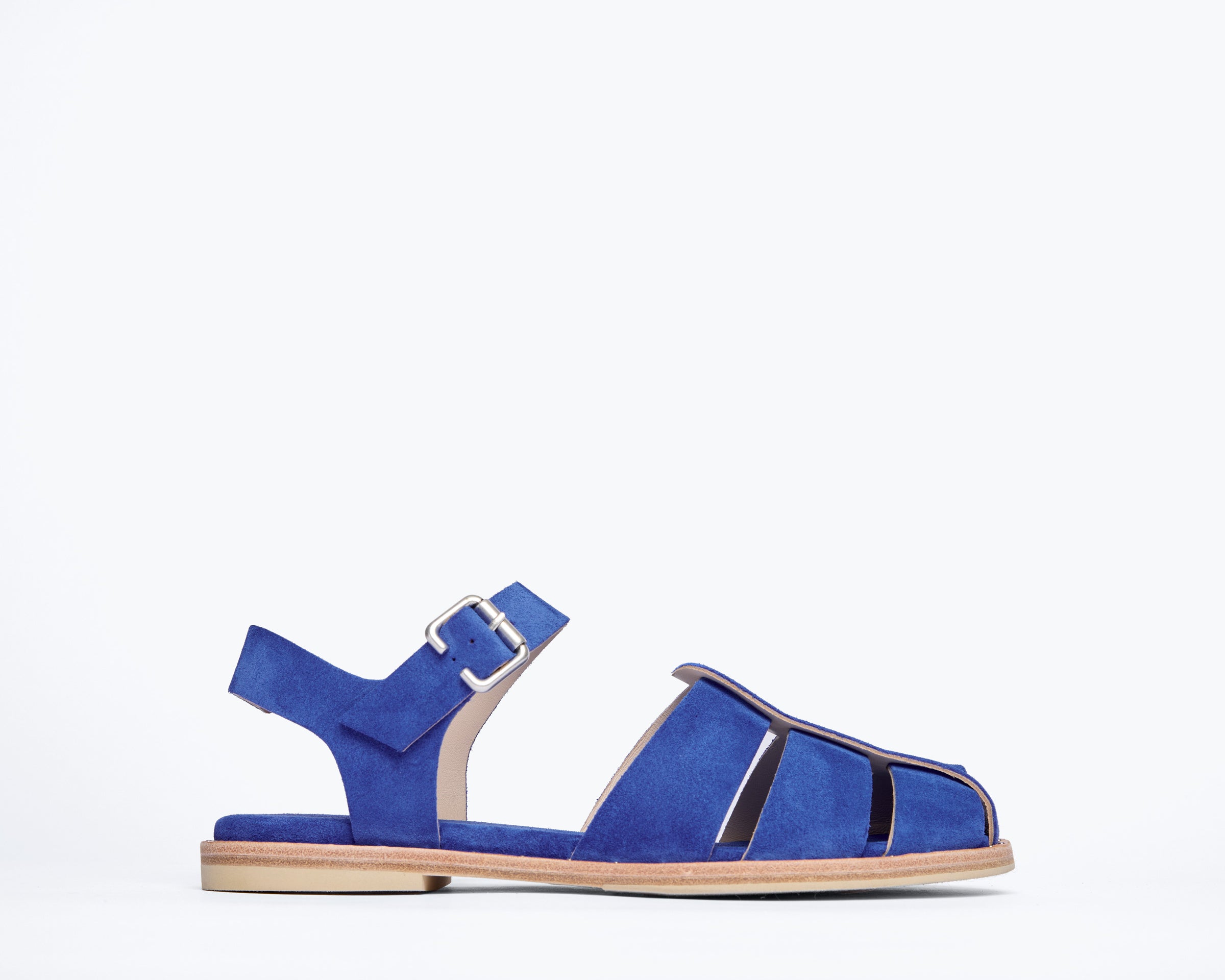 SERA - Cobalt Suede, [product-type] - FREDA SALVADOR Power Shoes for Power Women