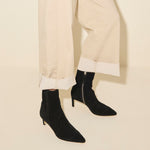 SHAINA boot in Black Suede, side view