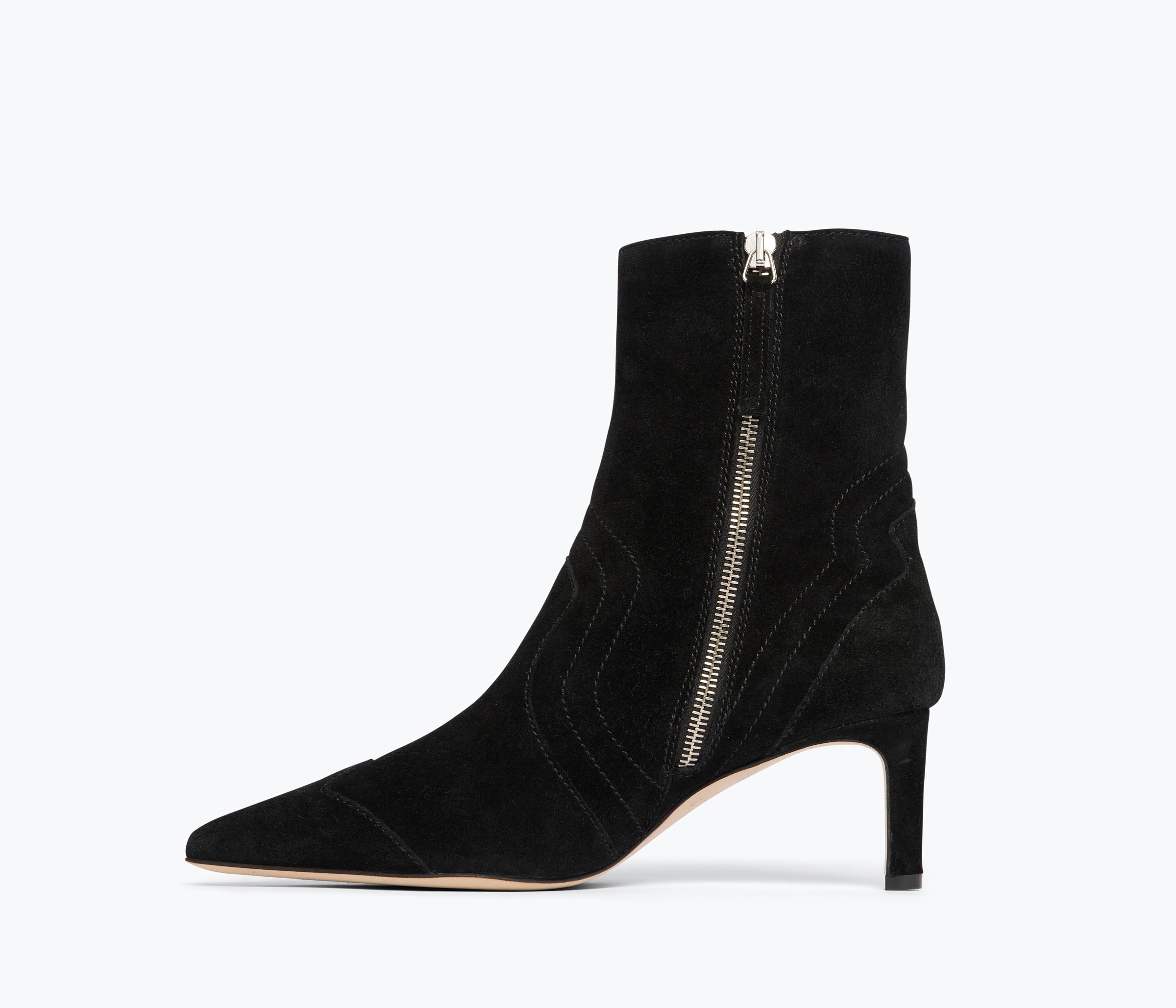 SHAINA boot in Black Suede, inside view