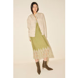 SHAINA boot in Moss Suede, side view