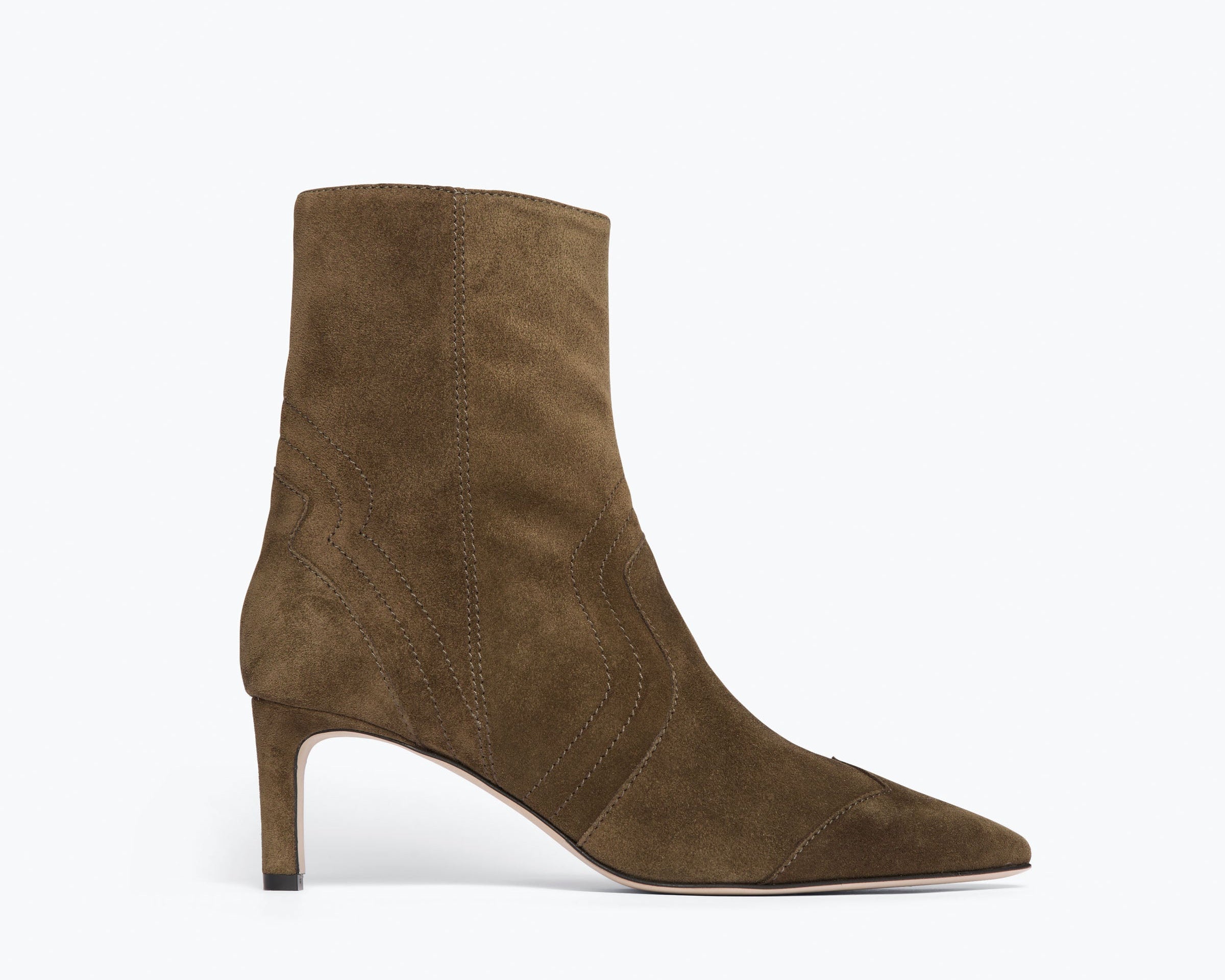 SHAINA boot in Moss Suede, front view