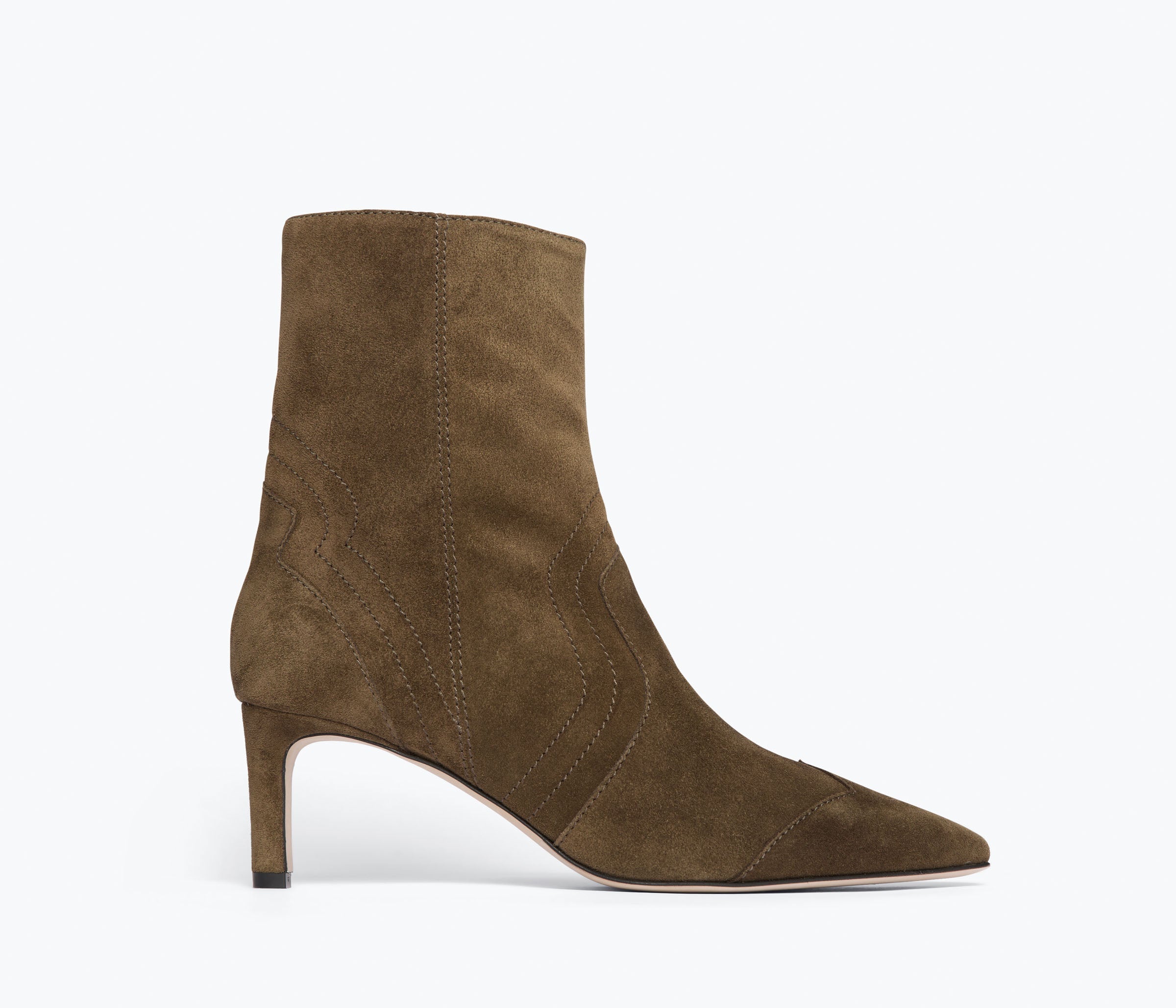 SHAINA boot in Moss Suede, front view