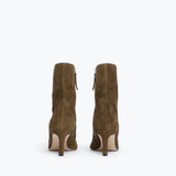 SHAINA boot in Moss Suede, back view