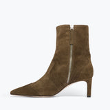 SHAINA boot in Moss Suede, inside view