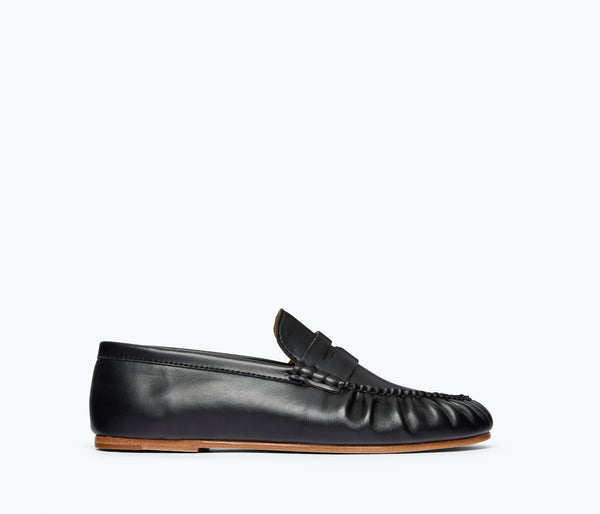 SYDNEY RUCHED PENNY LOAFER – FREDA SALVADOR