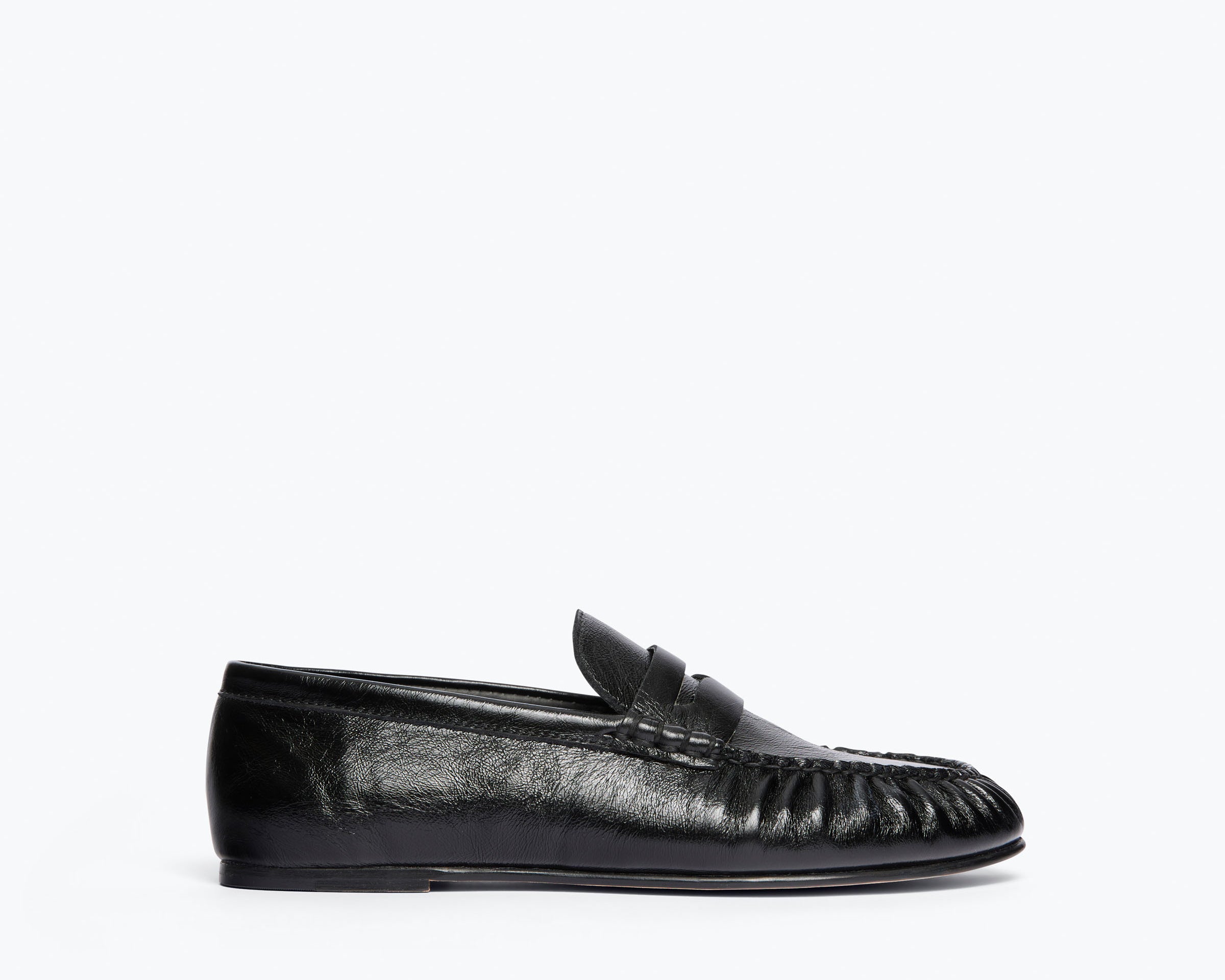 SYDNEY RUCHED PENNY LOAFER, [product-type] - FREDA SALVADOR Power Shoes for Power Women