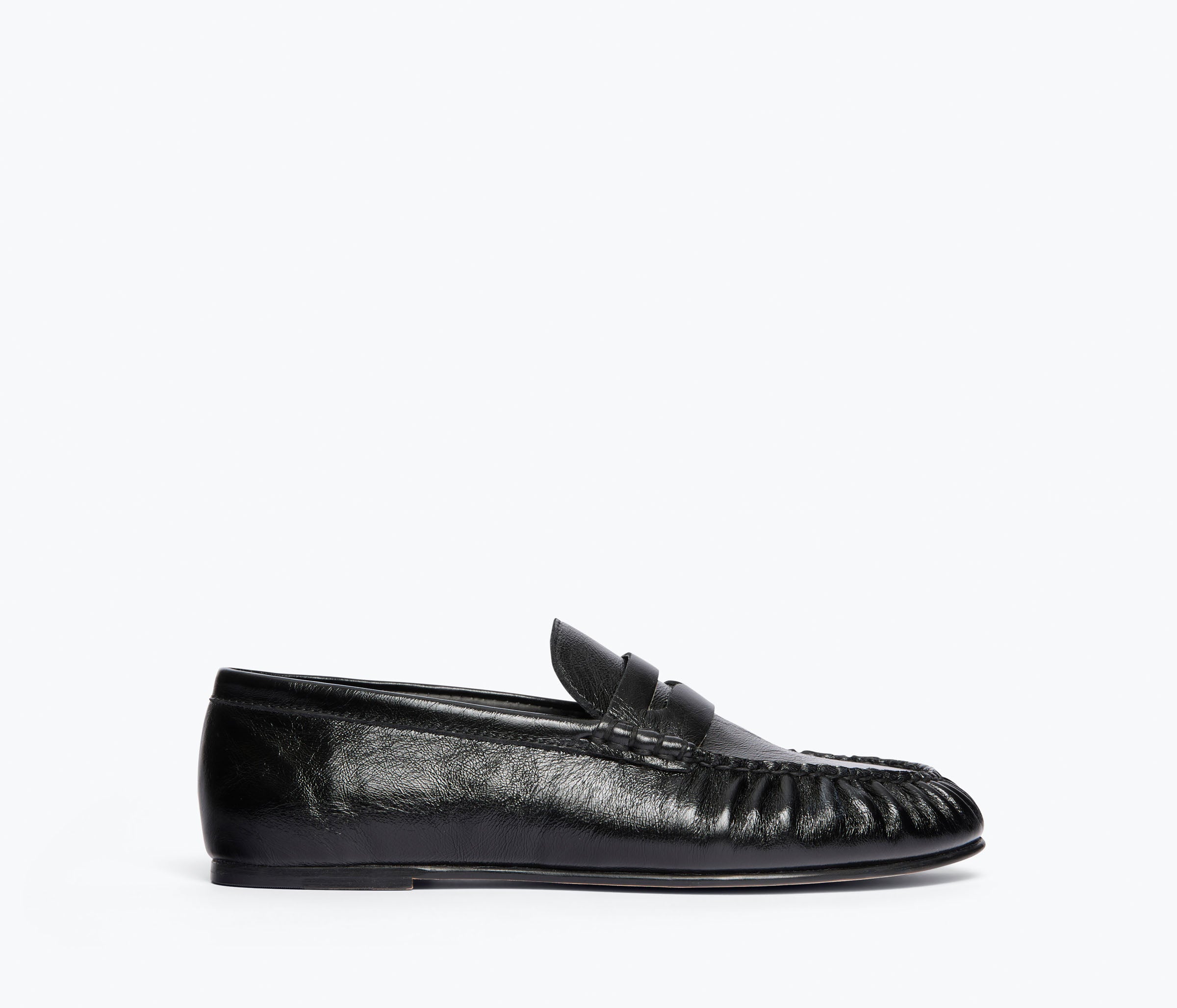 SYDNEY RUCHED PENNY LOAFER, [product-type] - FREDA SALVADOR Power Shoes for Power Women
