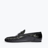 SYDNEY RUCHED PENNY LOAFER, [product-type] - FREDA SALVADOR Power Shoes for Power Women