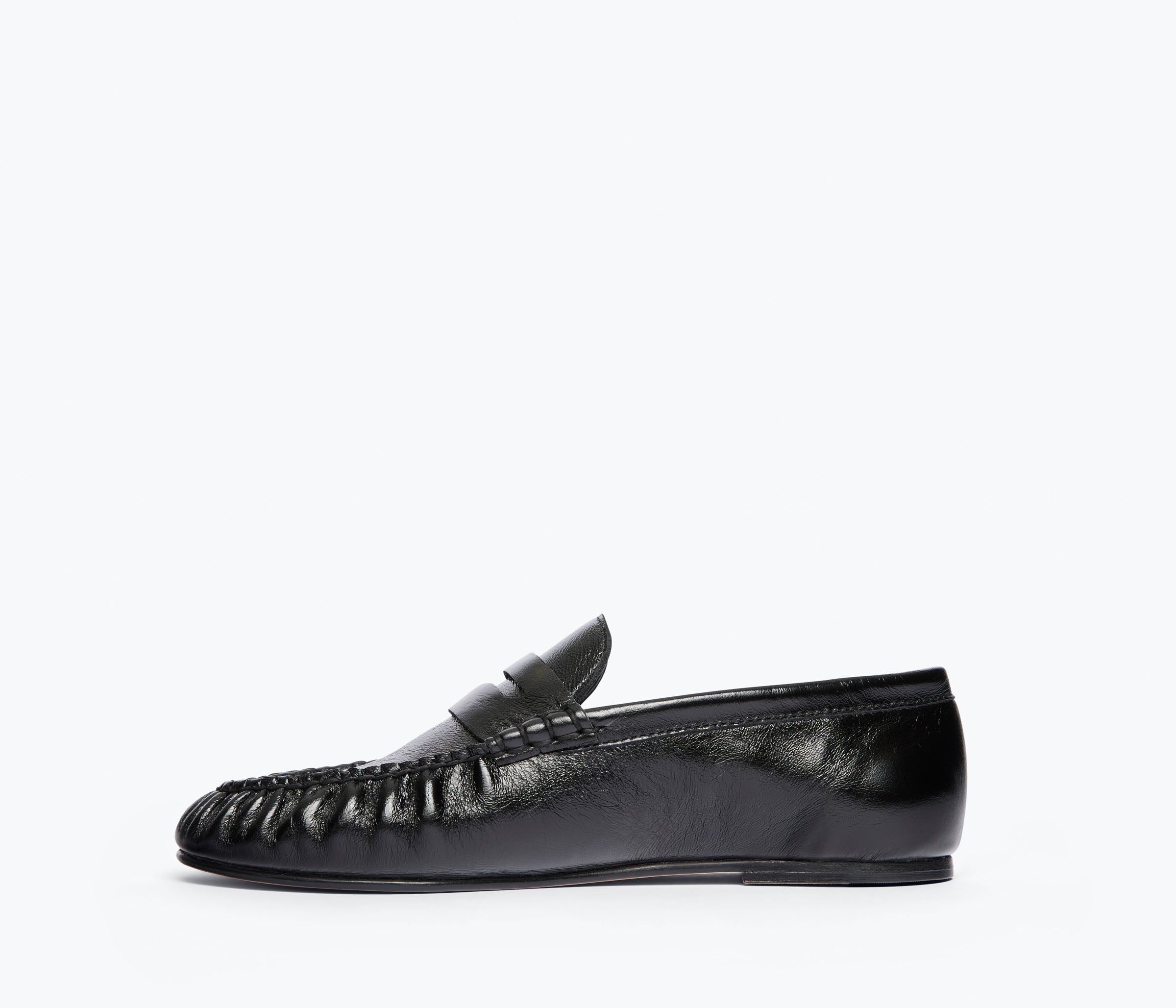 SYDNEY RUCHED PENNY LOAFER, [product-type] - FREDA SALVADOR Power Shoes for Power Women
