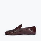 SYDNEY RUCHED PENNY LOAFER, [product-type] - FREDA SALVADOR Power Shoes for Power Women