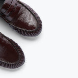 SYDNEY RUCHED PENNY LOAFER, [product-type] - FREDA SALVADOR Power Shoes for Power Women