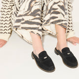 TEMI SUEDE LOAFER MULE