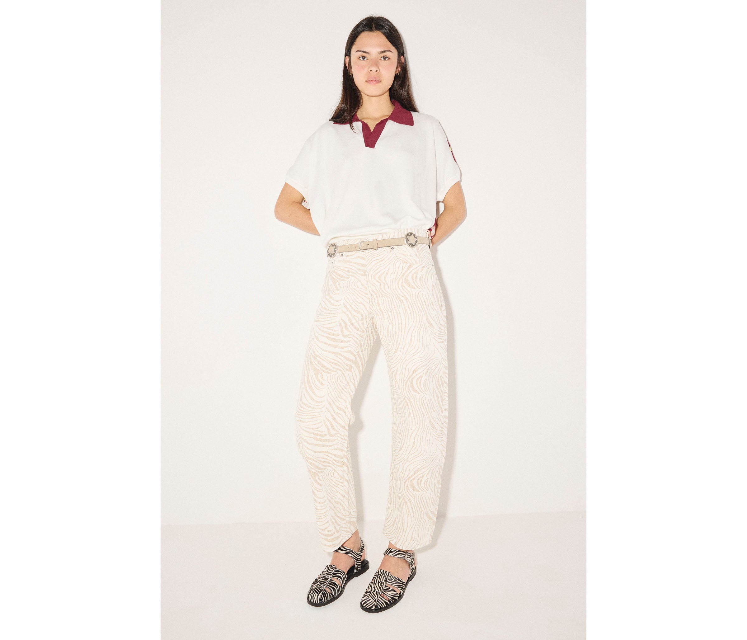 Freda Salvador TESS BELT in Sahara suede, featuring a sleek design and adjustable buckle, displayed on a neutral background.