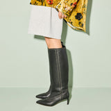 TILLY STUDDED TALL BOOT, [product-type] - FREDA SALVADOR Power Shoes for Power Women