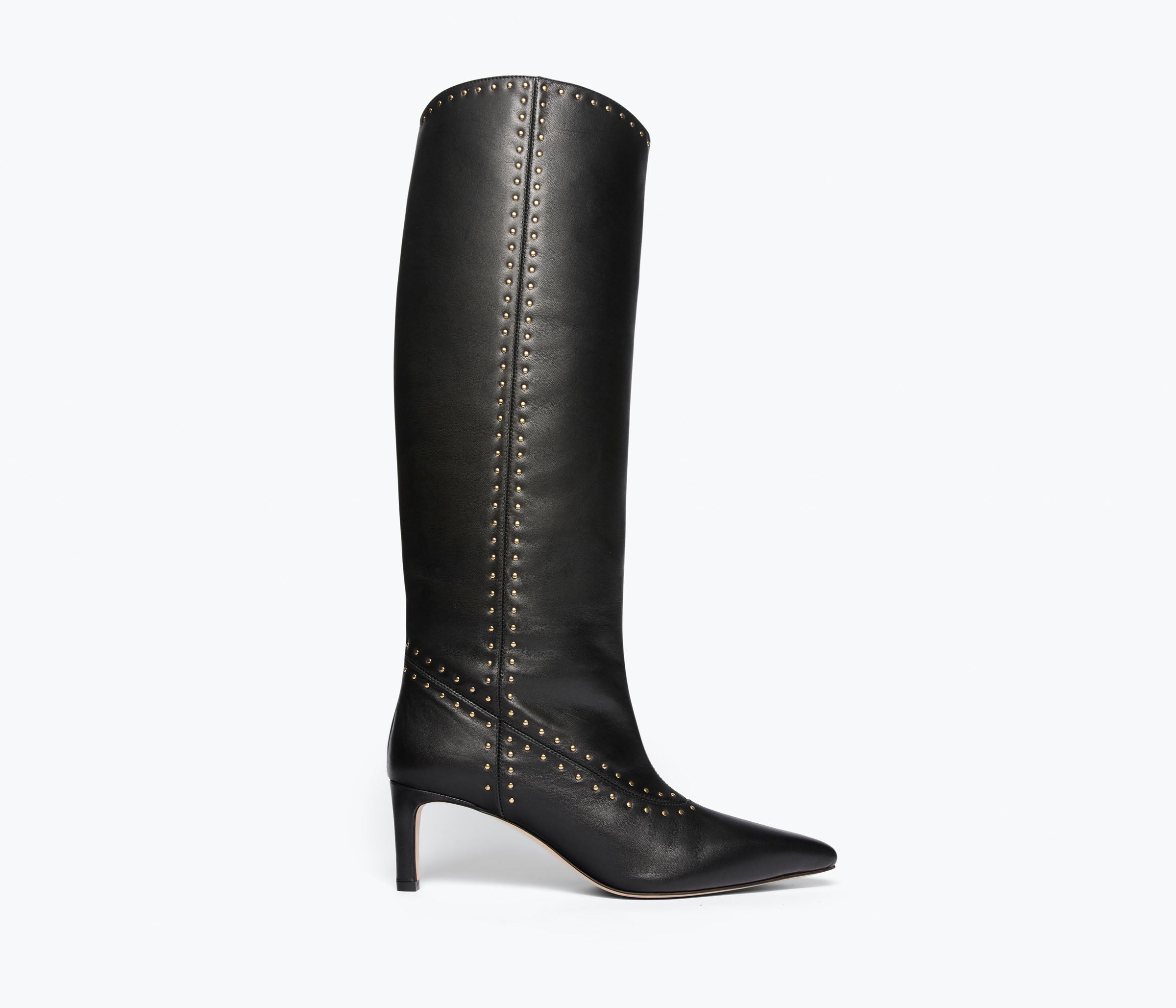 TILLY STUDDED TALL BOOT, [product-type] - FREDA SALVADOR Power Shoes for Power Women