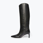 TILLY STUDDED TALL BOOT, [product-type] - FREDA SALVADOR Power Shoes for Power Women