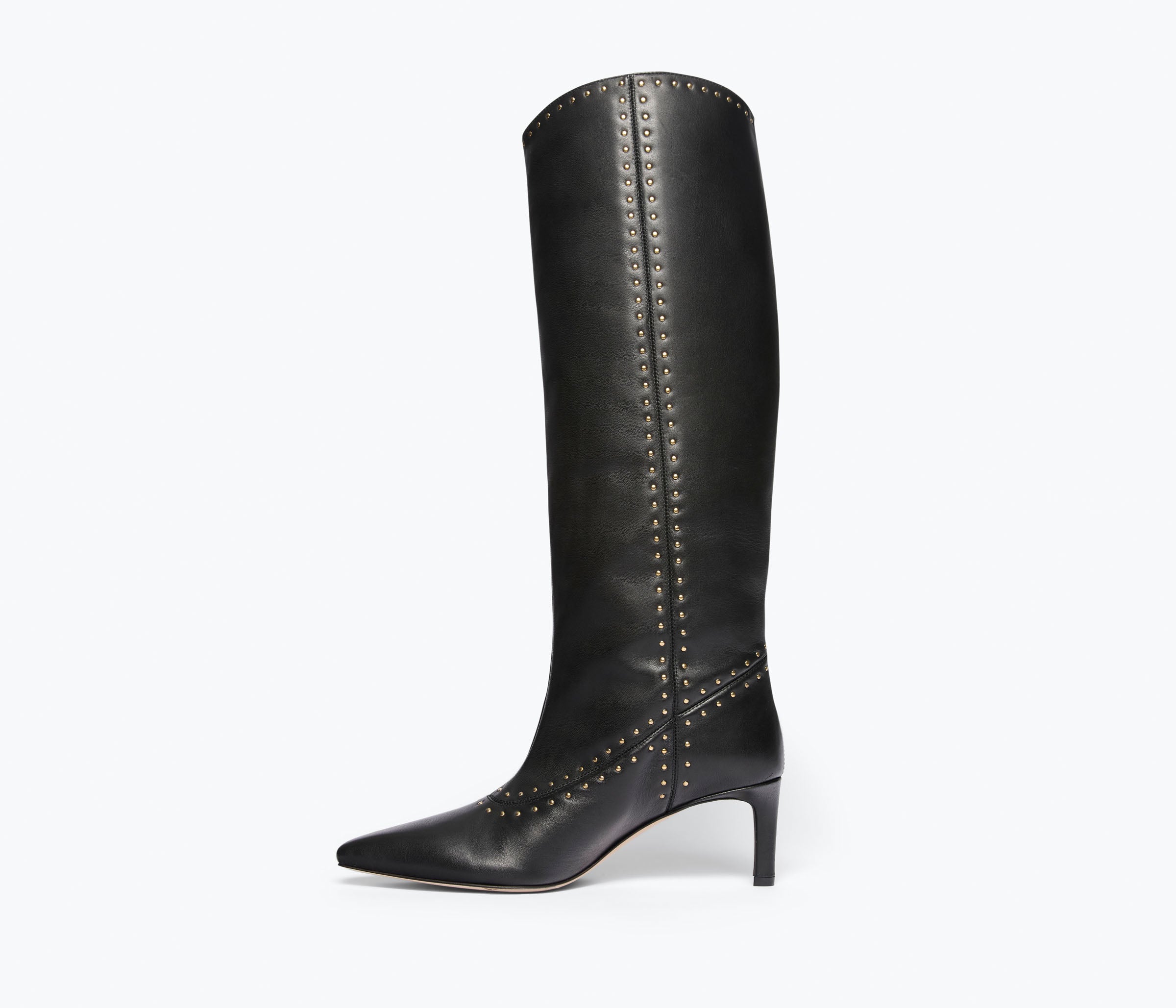 TILLY STUDDED TALL BOOT, [product-type] - FREDA SALVADOR Power Shoes for Power Women