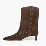 TRICIA STUDDED BOOT, [product-type] - FREDA SALVADOR Power Shoes for Power Women