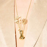 FRĒDA x MONBOUQUETTE Vase Pendant Necklace, [product-type] - FREDA SALVADOR Power Shoes for Power Women