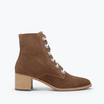FRĒDA SALVADOR ACE lace-up boot with sturdy leather construction and chunky sole, styled for casual or rugged wear.