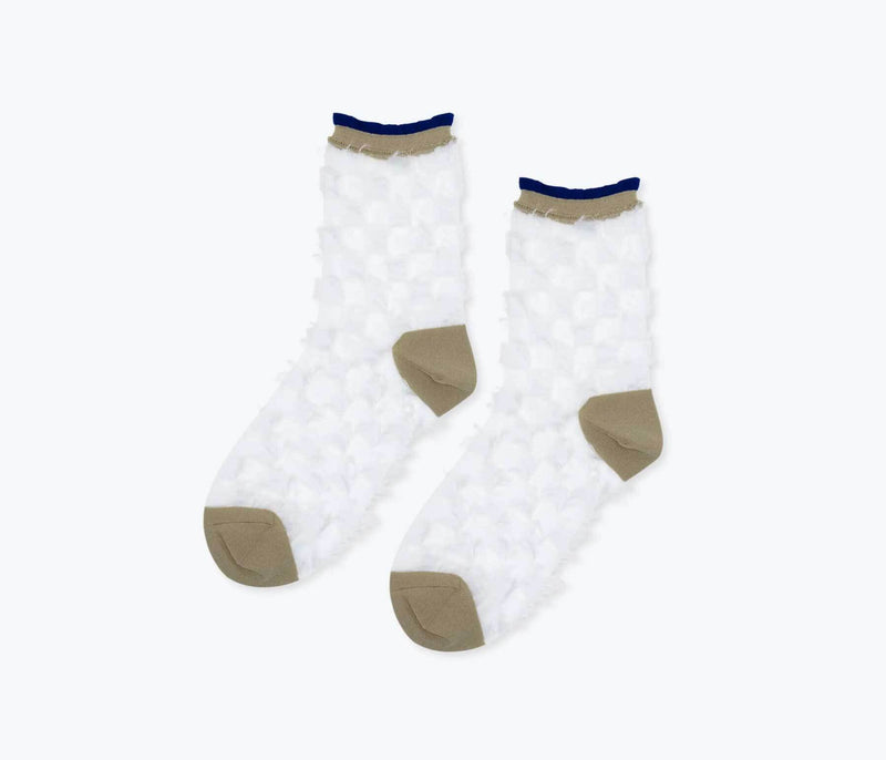 Fran Sheer Short Crew, [product-type] - FREDA SALVADOR Power Shoes for Power Women