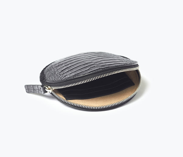 AVA CIRCLE CARDHOLDER POUCH, [product-type] - FREDA SALVADOR Power Shoes for Power Women