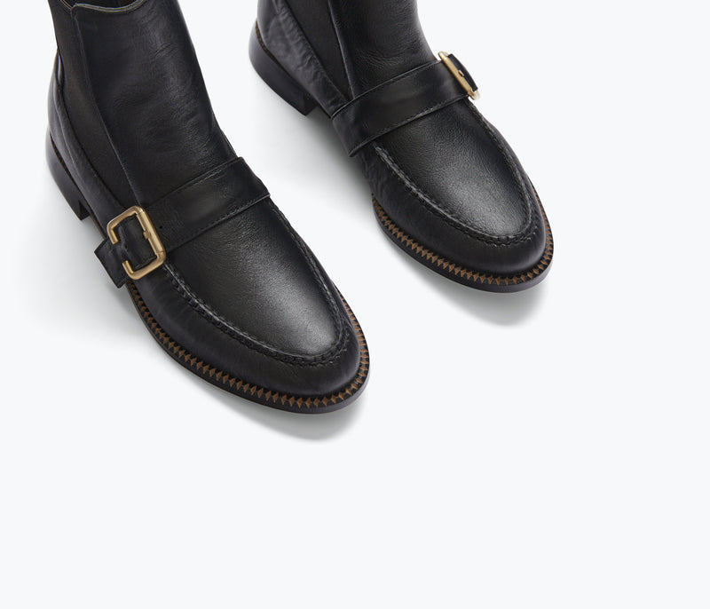 HANK - Black Calf, [product-type] - FREDA SALVADOR Power Shoes for Power Women