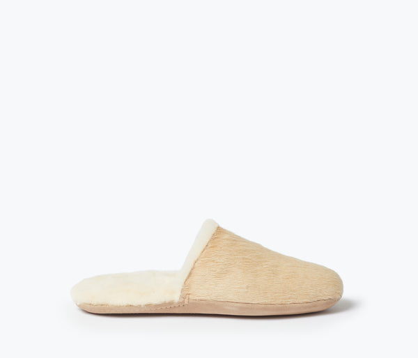 JAMES SHEARLING SLIPPER, [product-type] - FREDA SALVADOR Power Shoes for Power Women